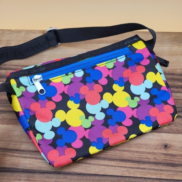Disney Colorful Mickey Mouse Fanny Pack/Belt Bag, Like New - Picture 3 of 10